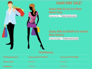Saan May Sale?